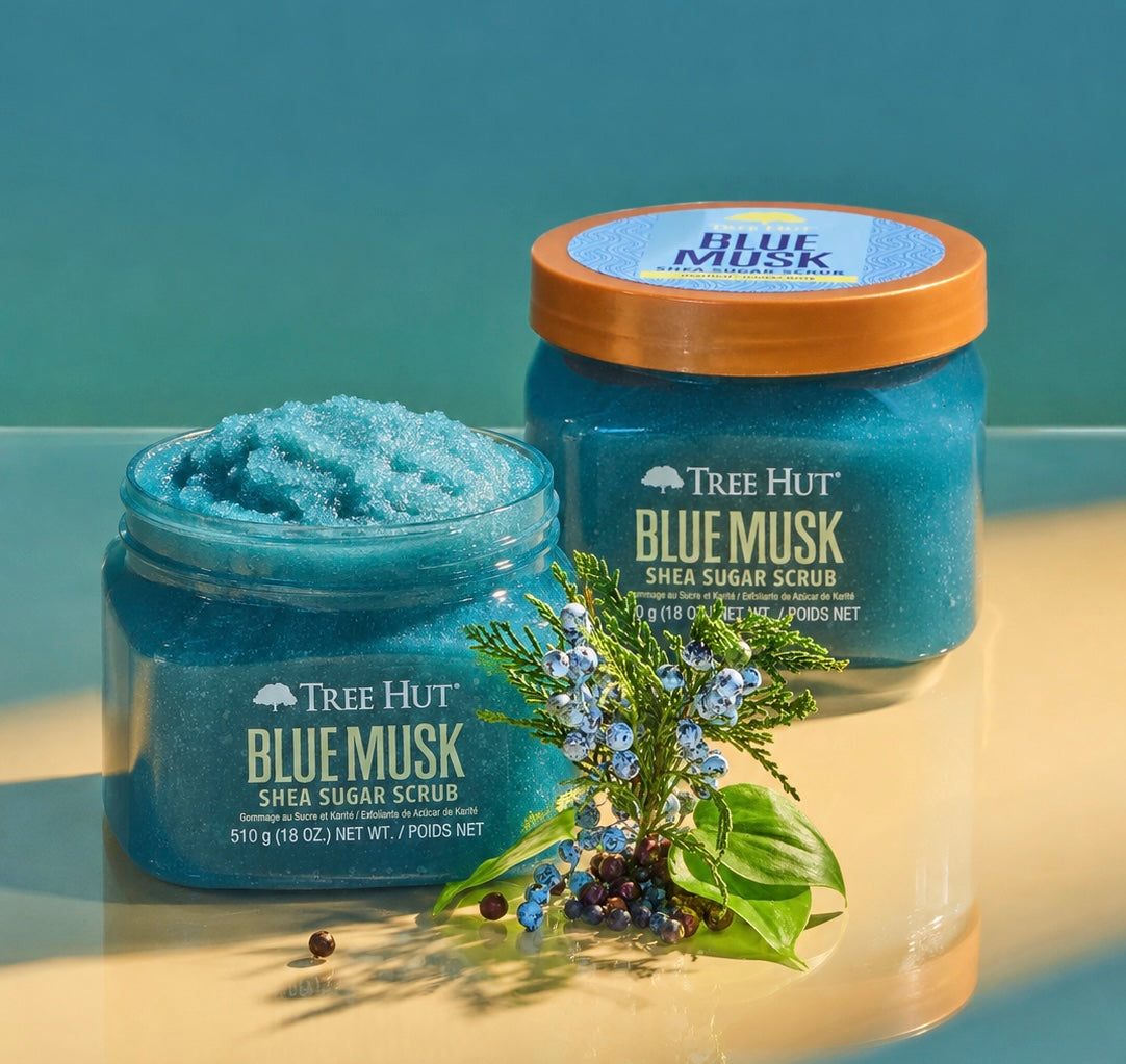Tree Hut Shea Sugar Body Scrub Blue Musk 510g