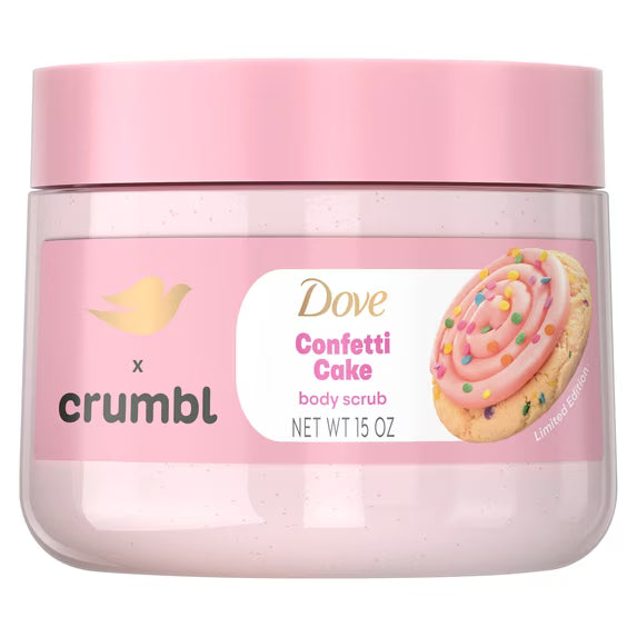Dove x Crumbl Confetti Cake Body Scrub
