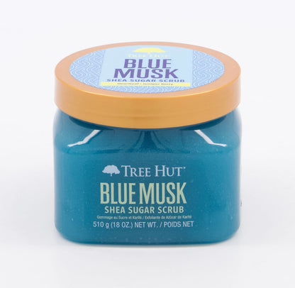 Tree Hut Shea Sugar Body Scrub Blue Musk 510g
