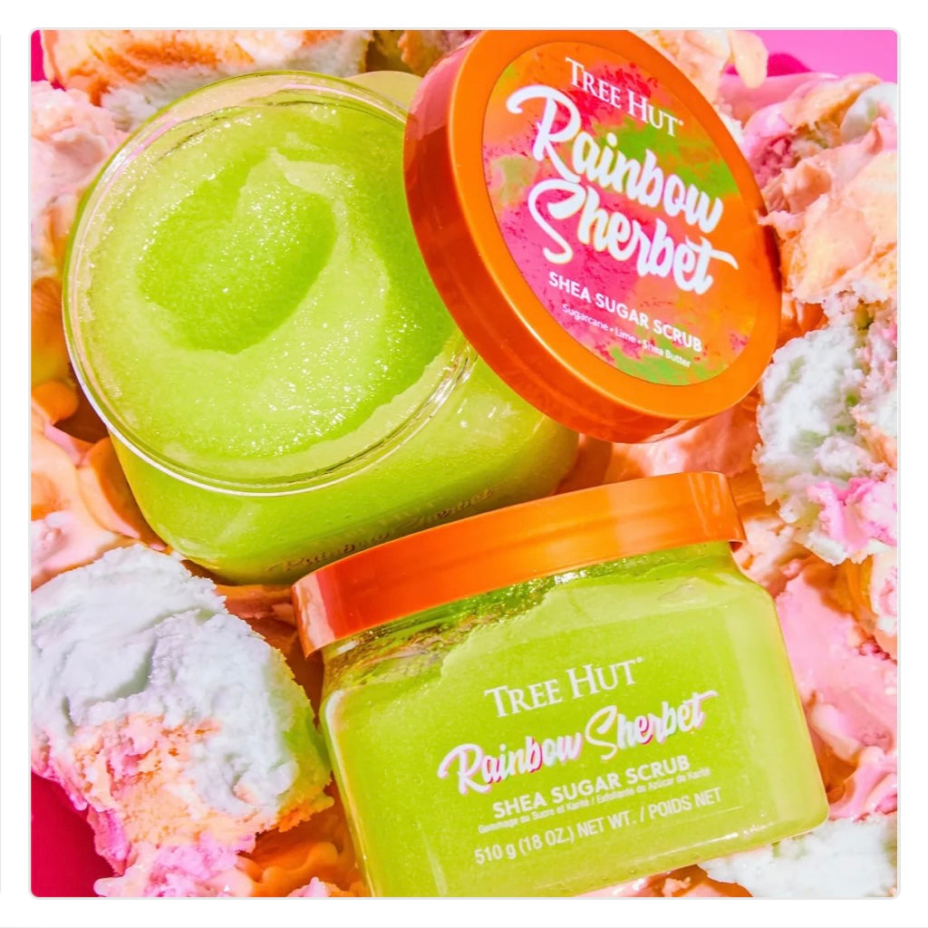 Tree Hut Shea Sugar Scrub Rainbow Sherbet 510g