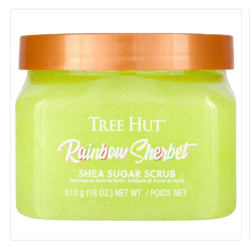 Tree Hut Shea Sugar Scrub Rainbow Sherbet 510g